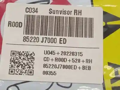 Автозапчастина б/у правильний натір для kia xceed 1.0 tgdi cat посилання на oem iam 85220j7000ed  