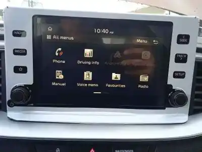 Second-hand car spare part audio system / radio cd for kia xceed 1.0 tgdi cat oem iam references 96160j7515wk  