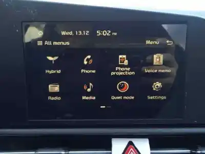 Second-hand car spare part multifunction display for kia e - niro hibrido oem iam references 96130at000  