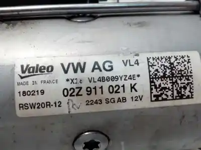Pezzo di ricambio per auto di seconda mano motorino di avviamento per audi a3 sedán (8vm) 30 tdi s line riferimenti oem iam 02z911021k rsw20r12 