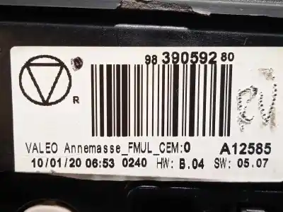 Second-hand car spare part multifunction display for citroen c4 cactus c-series oem iam references 9836623980  9839059280