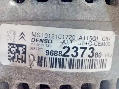 Автозапчастина б/у генератор для peugeot 208 active посилання на oem iam 9688237380  