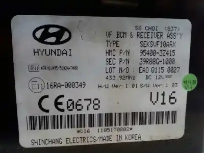 Автозапчасти б/у электронный модуль за hyundai i40 cw gl comfort ссылки oem iam 954003z415  