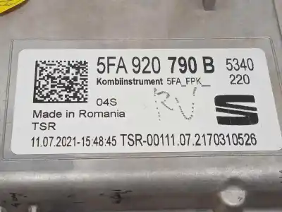 Peça sobressalente para automóvel em segunda mão quadrante por seat leon (kl1) fr referências oem iam 5fa920790b  