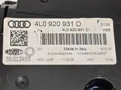 Second-hand car spare part dashboard for audi q7 (4l) 3.0 tdi oem iam references 4l0920931d 580002204605 