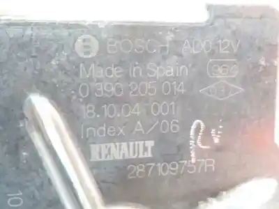 Pièce détachée automobile d'occasion moteur d'essuie-glace arriere pour nissan micra v (k14) 0.9 cat références oem iam 287109757r 0390205014 