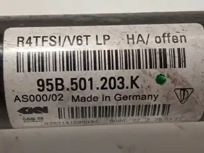 Gebrauchtes Autoersatzteil getriebe hinten links zum porsche macan (typ ) 2.0 16v tfsi cat oem-iam-referenzen 95b501203k  
