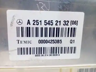 Second-hand car spare part electronic module for mercedes-benz clase r (w251, v251) r 320 cdi 4-matic (251.022 251.122) oem iam references a2515452132 00004253b5 