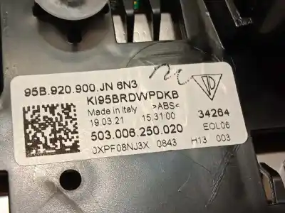 Peça sobressalente para automóvel em segunda mão quadrante por porsche macan (typ ) 2.0 16v tfsi cat referências oem iam 95b920900jn  95b920900jn6n3