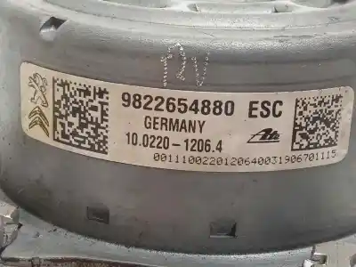 Peça sobressalente para automóvel em segunda mão abs por citroen c-elysée 1.5 shine [1.5 ltr. - 75 kw blue-hdi fap] referências oem iam 9822654880 10022012064 10091639133