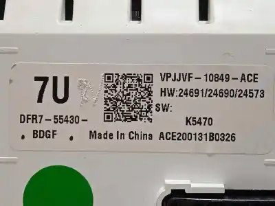 Peça sobressalente para automóvel em segunda mão quadrante por mazda cx-30 * referências oem iam dfr7 ace200131b0326 dfr755430