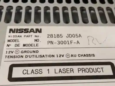 Pièce détachée automobile d'occasion système audio / radiocd pour nissan qashqai / qashqai +2 i (j10, nj10, jj10e) 1.5 dci références oem iam 28185jd05a  