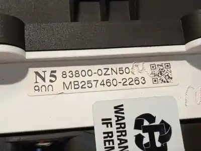 Peça sobressalente para automóvel em segunda mão quadrante por toyota auris hybrid active referências oem iam 838000zn50 2574602263 