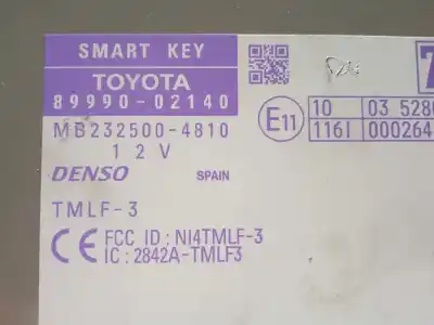 Second-hand car spare part electronic module for toyota auris hybrid active oem iam references 8999002140 2325004810 