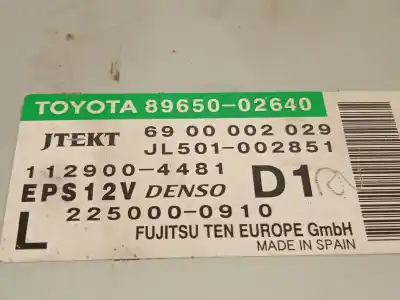 Second-hand car spare part electronic module for toyota auris hybrid active oem iam references 8965002640  
