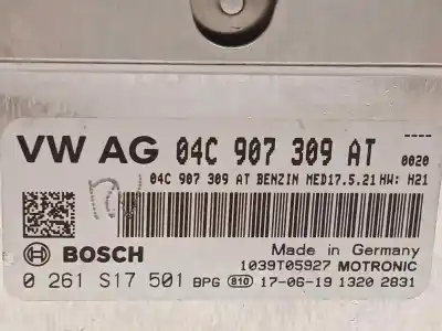 Recambio de automóvil de segunda mano de centralita motor uce para seat ibiza (kj1) reference referencias oem iam 04c907309at 0261s17501 
