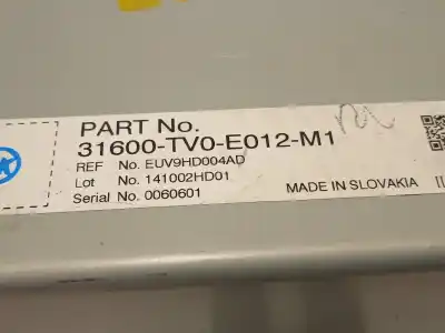 Second-hand car spare part electronic module for honda cr-v 1.6 dtec cat oem iam references 31600tv0e012m1  