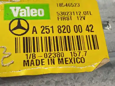 Автозапчастина б/у двигатель заднього склоочисника для mercedes-benz clase m (w164) 280 cdi 4m edition 10 посилання на oem iam a2518200042  