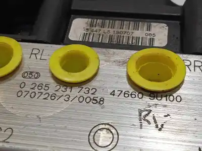 Pezzo di ricambio per auto di seconda mano abs per nissan note (e11e) acenta riferimenti oem iam 476609u100 0265231732 0265800518