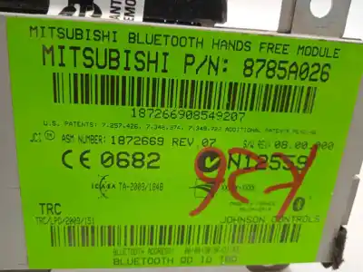 Автозапчасти б/у блок управления телефоном за mitsubishi asx (ga0w) 1.8 di-d cat ссылки oem iam 8785a026  