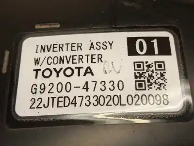 Автозапчасти б/у преобразователь мощности за toyota c-hr (_x1_) 1.8 hybrid (zyx10_, zyx11_) ссылки oem iam g920047330  g920049135