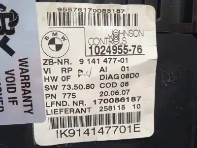 Peça sobressalente para automóvel em segunda mão quadrante por bmw serie 1 berlina (e81/e87) 120d referências oem iam 9141477 102495576 62109141477