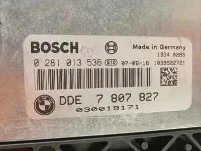 Second-hand car spare part ecu engine control for bmw serie 1 berlina (e81/e87) 120d oem iam references 7807827 0281013536 13617807530