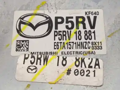Автозапчастина б/у ебу контролер двигуна для mazda 2 lim. () 1.5 16v cat посилання на oem iam p5rv18881 p5rw188k2a e6ta1571hnzc