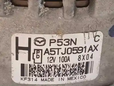 Автозапчастина б/у генератор для mazda 2 lim. () 1.5 16v cat посилання на oem iam p53n18300c a5tj0591ax 