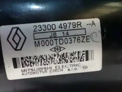 Pièce détachée automobile d'occasion démarreur de voiture pour nissan micra v (k14) 0.9 cat références oem iam 233004979r m000td0376ze 