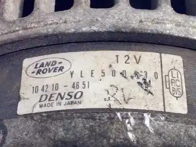 Автозапчастина б/у генератор для land rover range rover (lm) 3.6 td v8 посилання на oem iam yle500430 7h3210300ab 