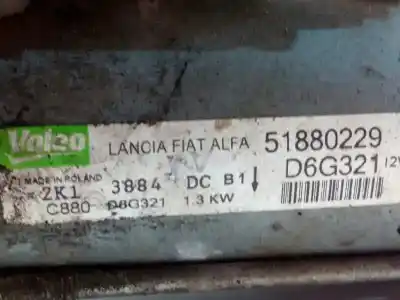 İkinci el araba yedek parçası motor çalisiyor için fiat grande punto (199) 1.3 16v jtd cat oem iam referansları 51880229 d6g321 