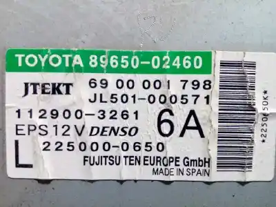 Second-hand car spare part steering control unit for toyota auris active oem iam references 8965002460 2250000650 