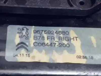 Автозапчасти б/у регулятор стекла переднего правого за citroen c4 picasso ii 1.2 thp 130 ссылки oem iam 9675924680 9675288880 