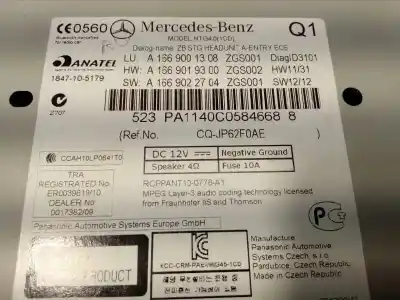Recambio de automóvil de segunda mano de sistema navegacion gps para mercedes-benz clase m (w166) ml 350 cdi bluetec edition 1 (166.024) referencias oem iam a1669001308 a1669022704 a1669019300