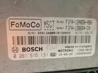 Second-hand car spare part ecu engine control for ford focus lim. 1.0 ecoboost cat oem iam references f1fa12a650ash 0261s15131 1920995