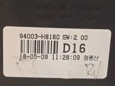 Peça sobressalente para automóvel em segunda mão quadrante por kia rio (yb) 1.2 cat referências oem iam 94003h8160  