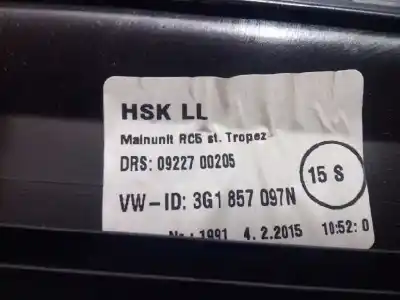 Автозапчастина б/у бардачок для volkswagen passat lim. (3g2) advance bmt посилання на oem iam 3g1857097n 3g1857101ara3 