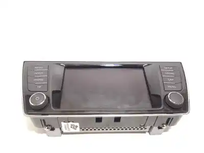 Second-hand car spare part multifunction display for skoda fabia style oem iam references 6v0919604b  