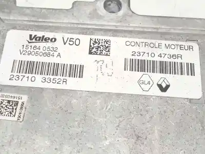 Second-hand car spare part ecu engine control for renault captur dynamique oem iam references 237104736r 237103352r 