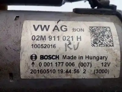 Автозапчастина б/у двигун запускається для seat mii (kf1) 1.0 посилання на oem iam 02m911021h 0001177006 