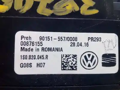 Автозапчастина б/у контроль опалення / кондиціонації для seat mii (kf1) 1.0 посилання на oem iam 1s0820045r  