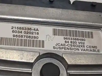 Автозапчасти б/у блок управления подвеской за citroen c6 (td_) 2.7 hdi ссылки oem iam 9653388480 9658708280 