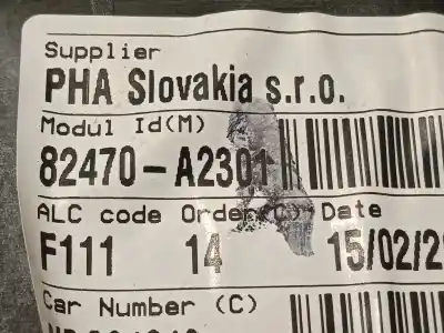 Second-hand car spare part driver left window regulator for kia cee´d 1.0 tgdi cat oem iam references 82470a2301 82450a2010 