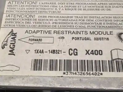 Автозапчасти б/у блок управления подушками безопасности за jaguar x-type i (x400) 2.5 v6 a las 4 ruedas ссылки oem iam 1x4a14b321cg  