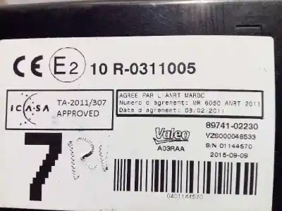 Tweedehands auto-onderdeel elektronische module voor toyota auris 1.6 d-4d cat oem iam-referenties 8974102230  