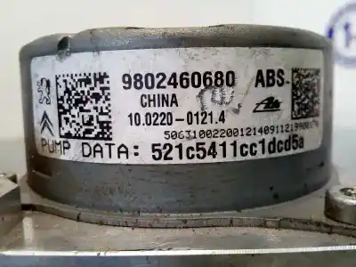 Pièce détachée automobile d'occasion abs (système anti-blocage des roues) pour citroen c3 tonic références oem iam 9802460680 10022001214 10091511673