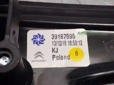 Автозапчастина б/у регулятор вікна передній лівий для citroen c3 aircross ii (2r_, 2c_) 1.6 bluehdi 120 (2cbhzh) посилання на oem iam yq00469580 39187595 