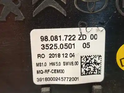 Автозапчасти б/у климат-контроль за citroen jumpy fugón confort xl ссылки oem iam 98081722zd  