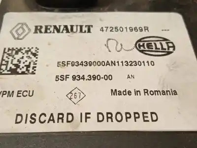 Second-hand car spare part electronic module for renault kangoo z.e. maxi 2-sitzer oem iam references 472501969r 5sf93439000 